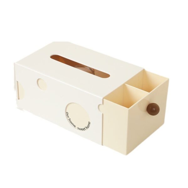 Creative Cheese Tissue Box, Cute Multifunctional Napkin Holder with Remote Control Storage for Living Room, Home & Dining Table - Image 5